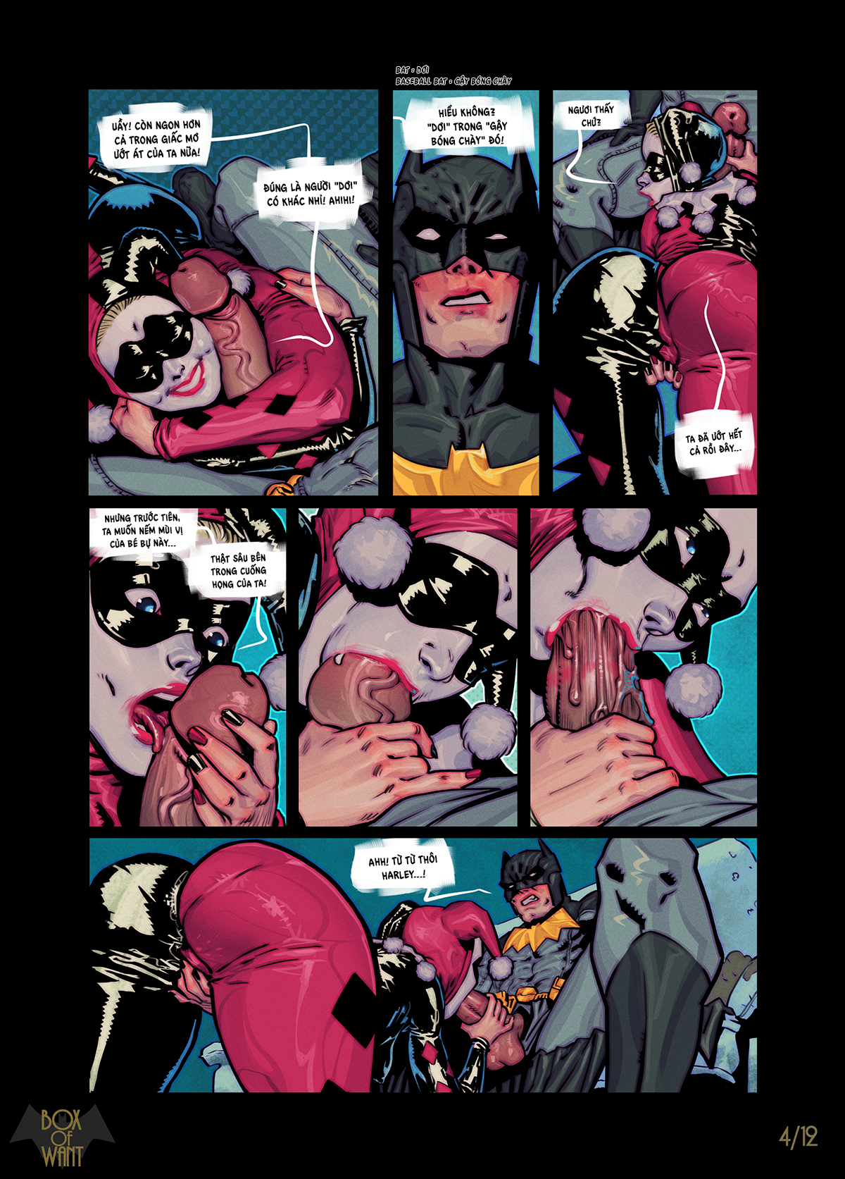 Đọc truyện hentai Cạm bẫy chết người của Harley Quinn - Siêu phẩm Comic