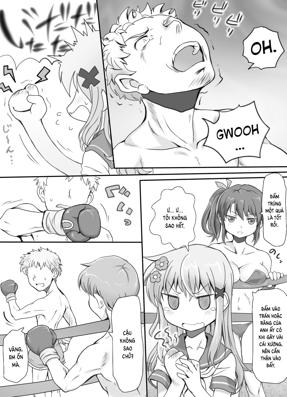 Đọc truyện hentai Naburi Tokidoki Shasei ~Kouhai no Joshi ni Makete Shasei Saserareta Ore~ - Chap 1