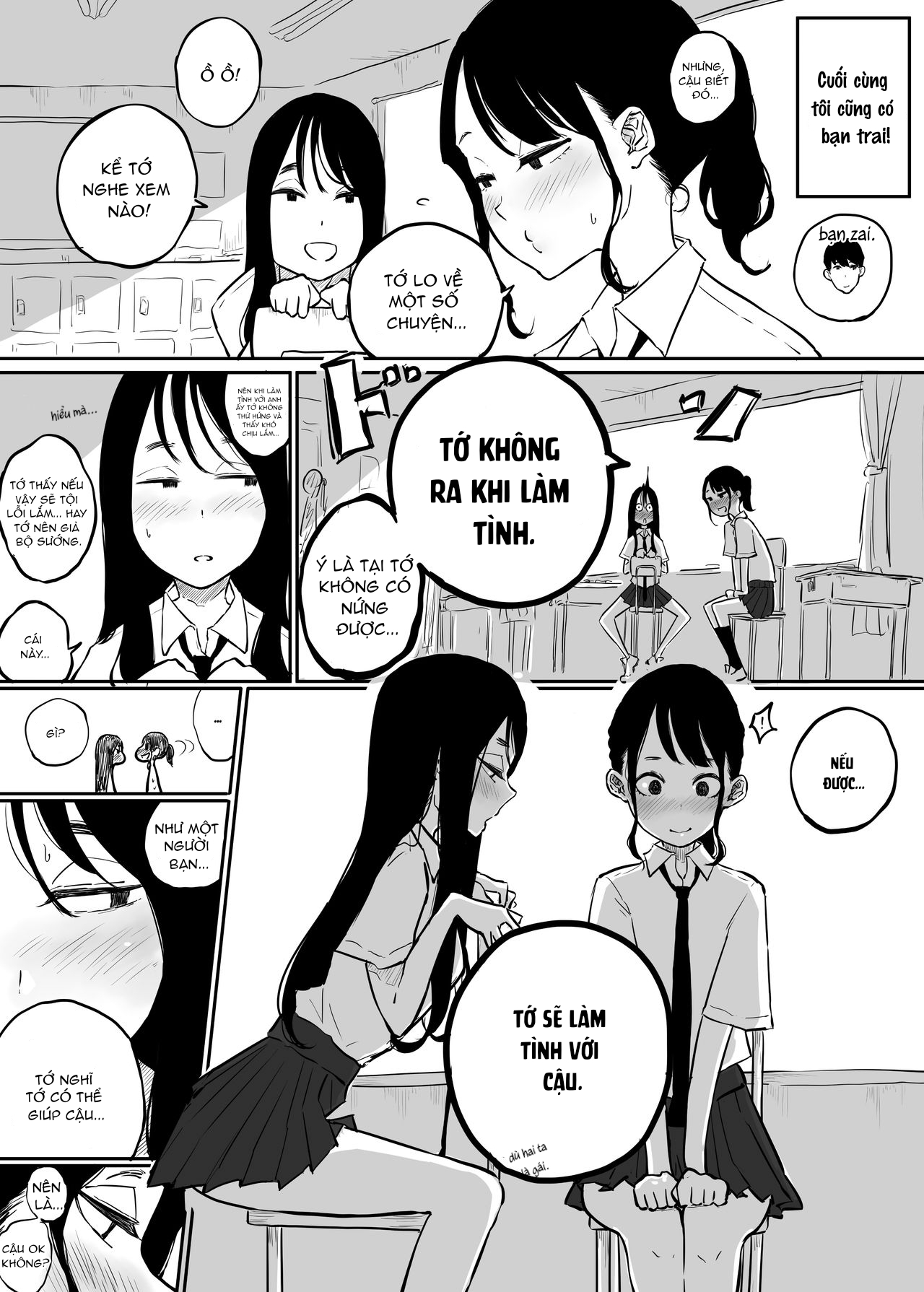 Đọc truyện hentai Tôi luyện tập với bạn cùng lớp để làm tình với bạn trai - Yuri~