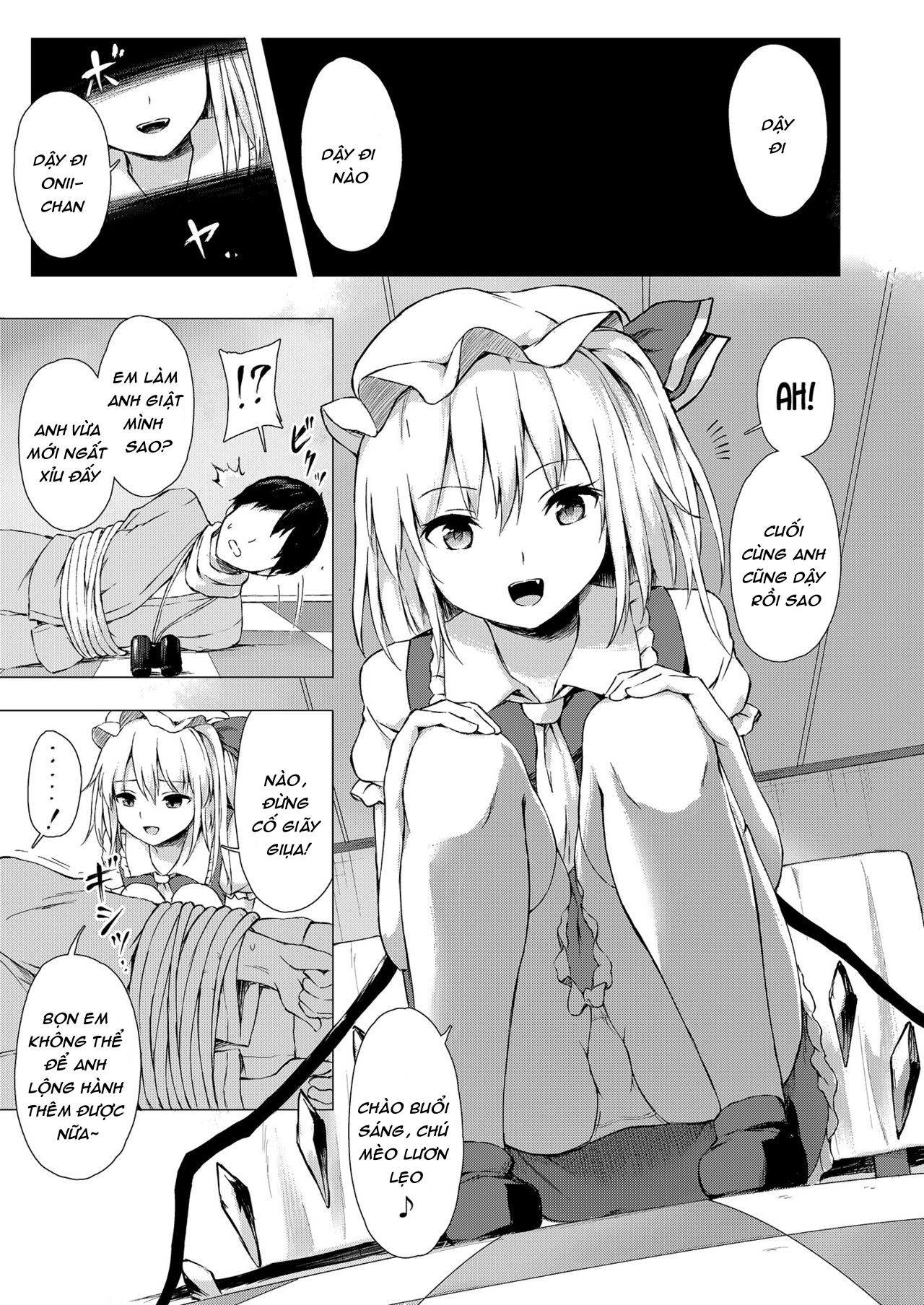 Đọc truyện hentai Flan-chan và chiếc máy dập (Touhou) - Oneshot