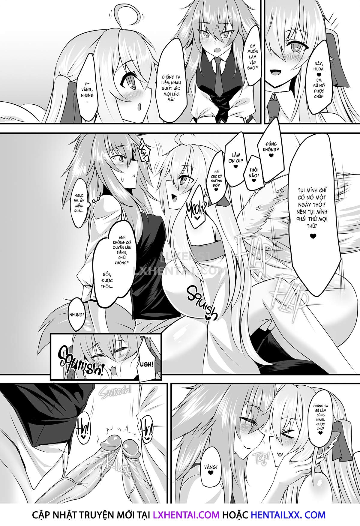 Đọc truyện hentai Two Flowers for Two Delivery Girls - Oneshot