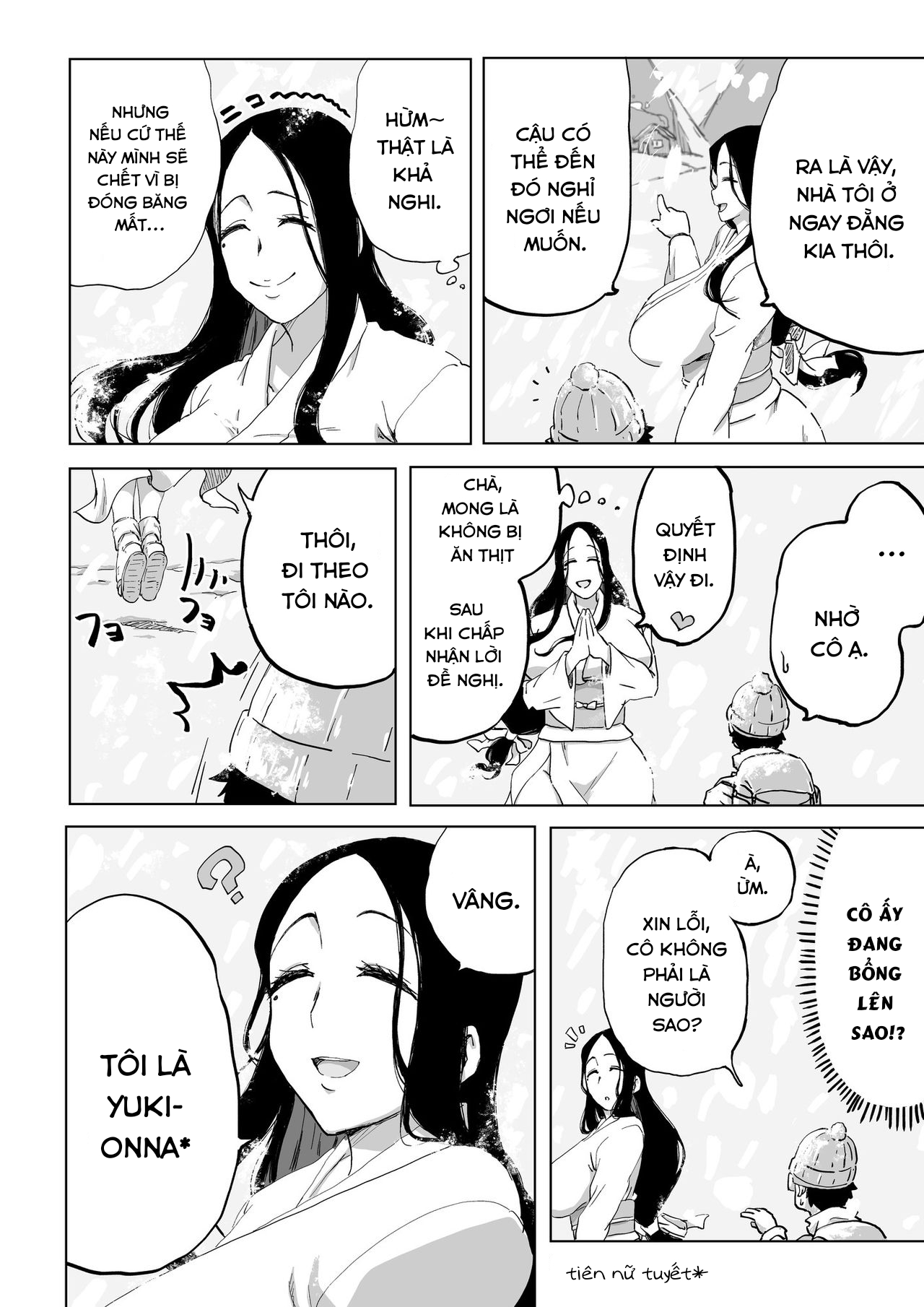 Đọc truyện hentai Zetsumetsu Sunzen Yukionna - Oneshot