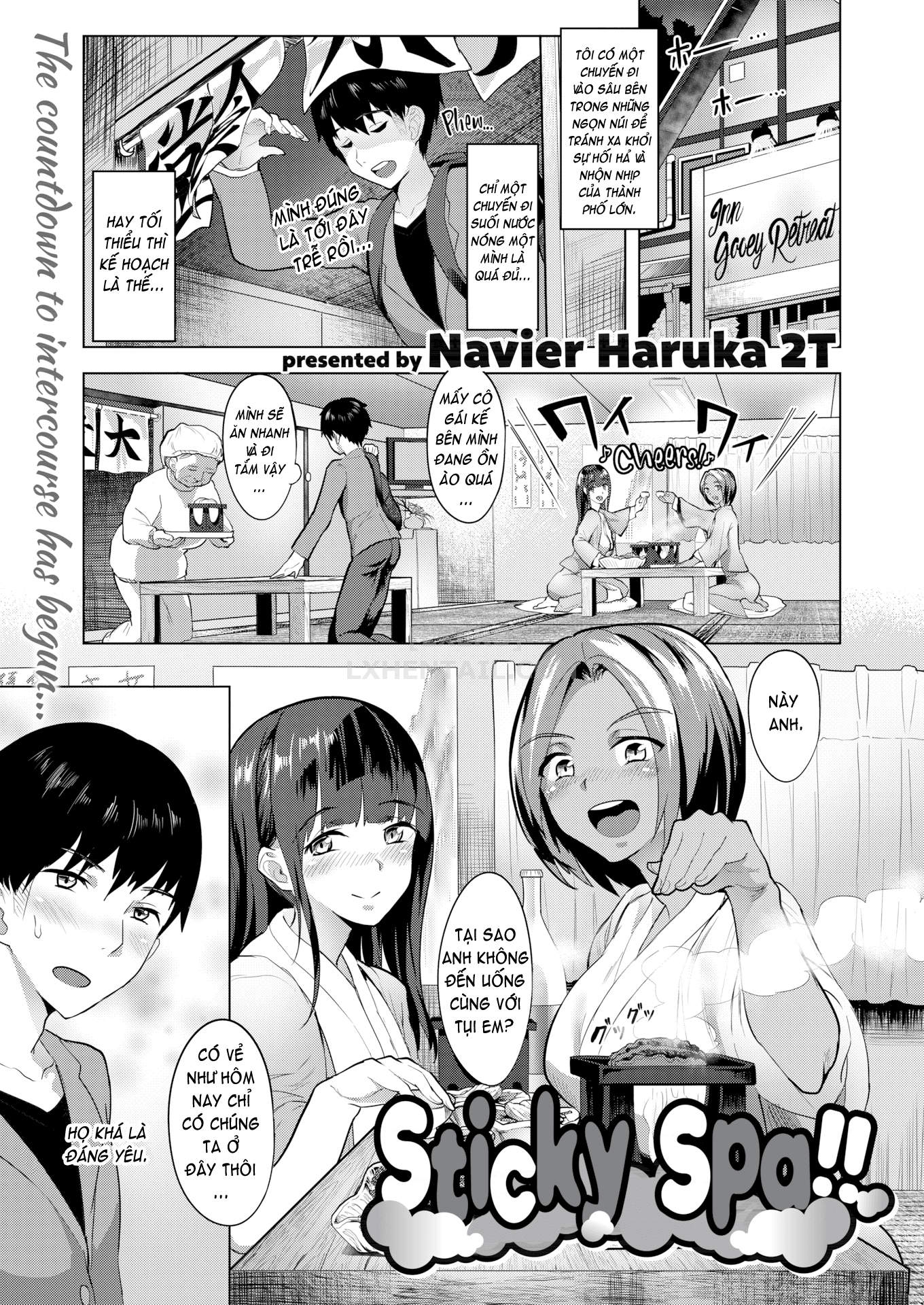 Đọc truyện hentai Sticky Spa!! - Oneshot