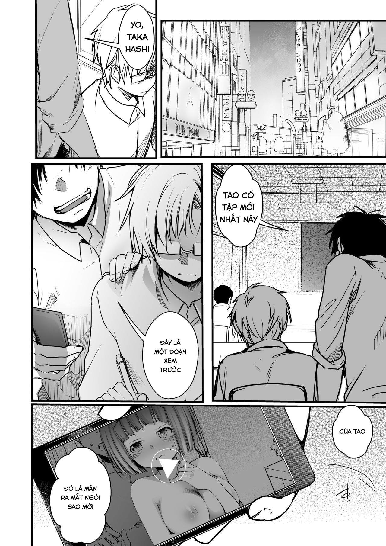 Đọc truyện hentai Một cô gái cảm thấy tốt khi đi học cùng một trường luyện thi - Chap 2