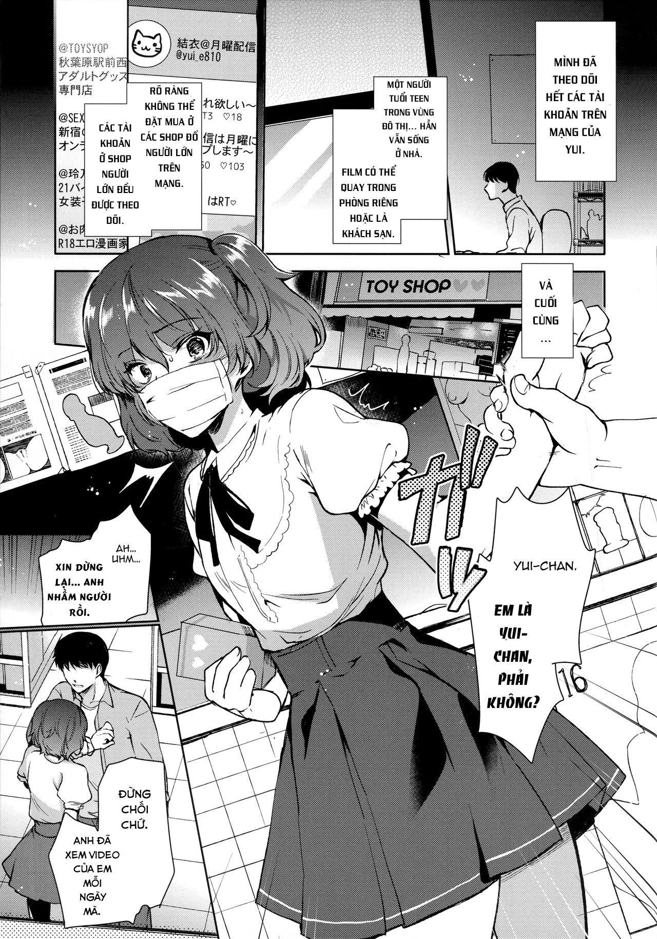Đọc truyện hentai Josou Haishinsha Ryoujoku ~Shojo Soushitsu Nama Haishin~ - Oneshot