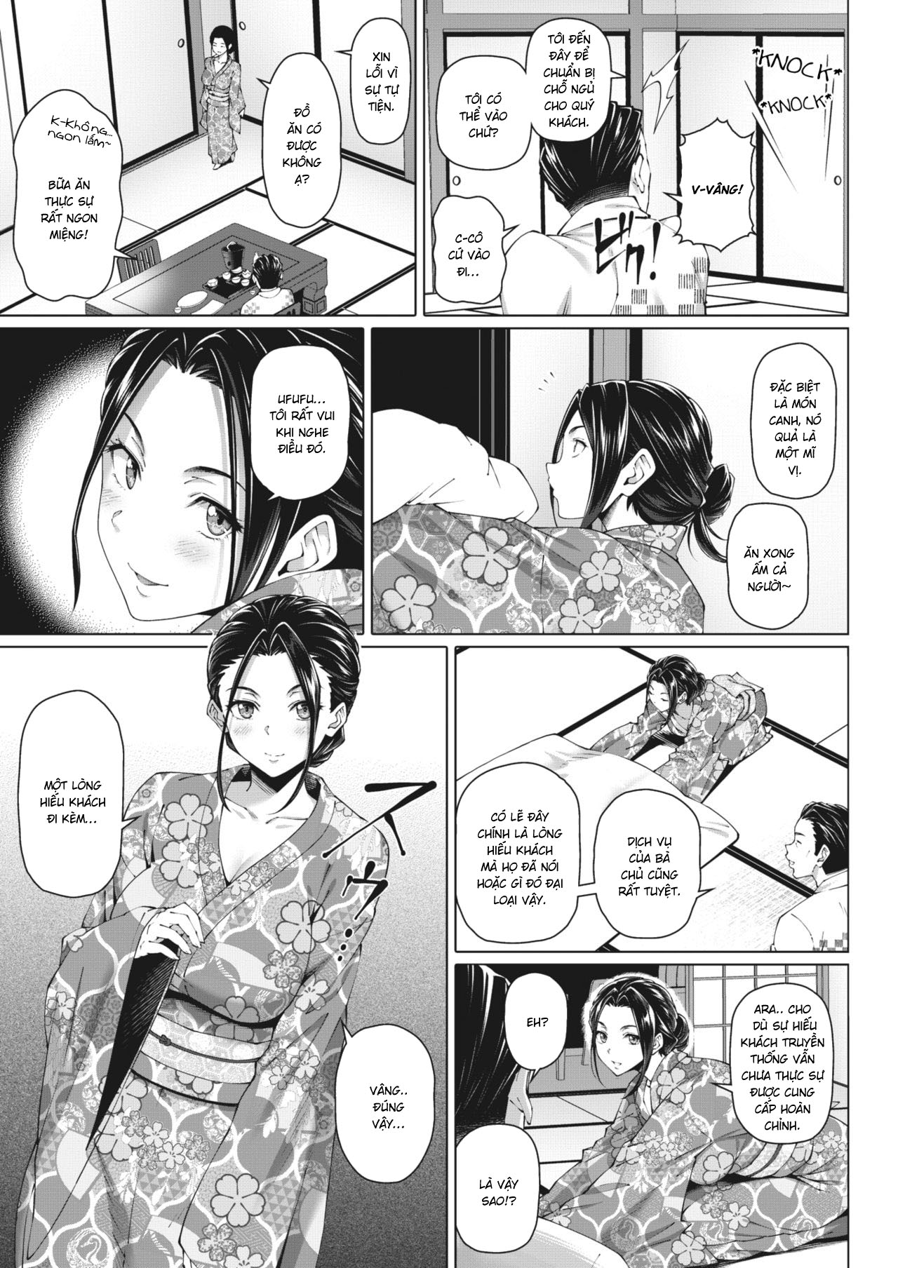 Đọc truyện hentai Nhà trọ này hiếu khách thật đấy!! - Oneshot