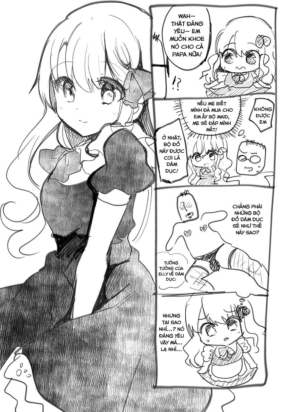 Đọc truyện hentai Em gái Elly-chan dễ thương - Ngoại truyện 1: Em gái Elly yêu thích cosplay