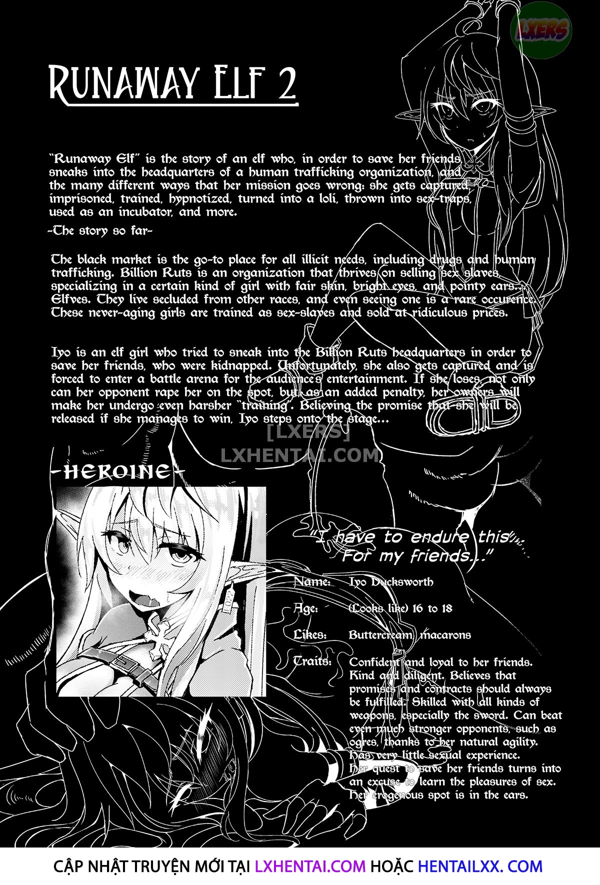 Đọc truyện hentai Nàng Elf chạy trốn - Chap 2
