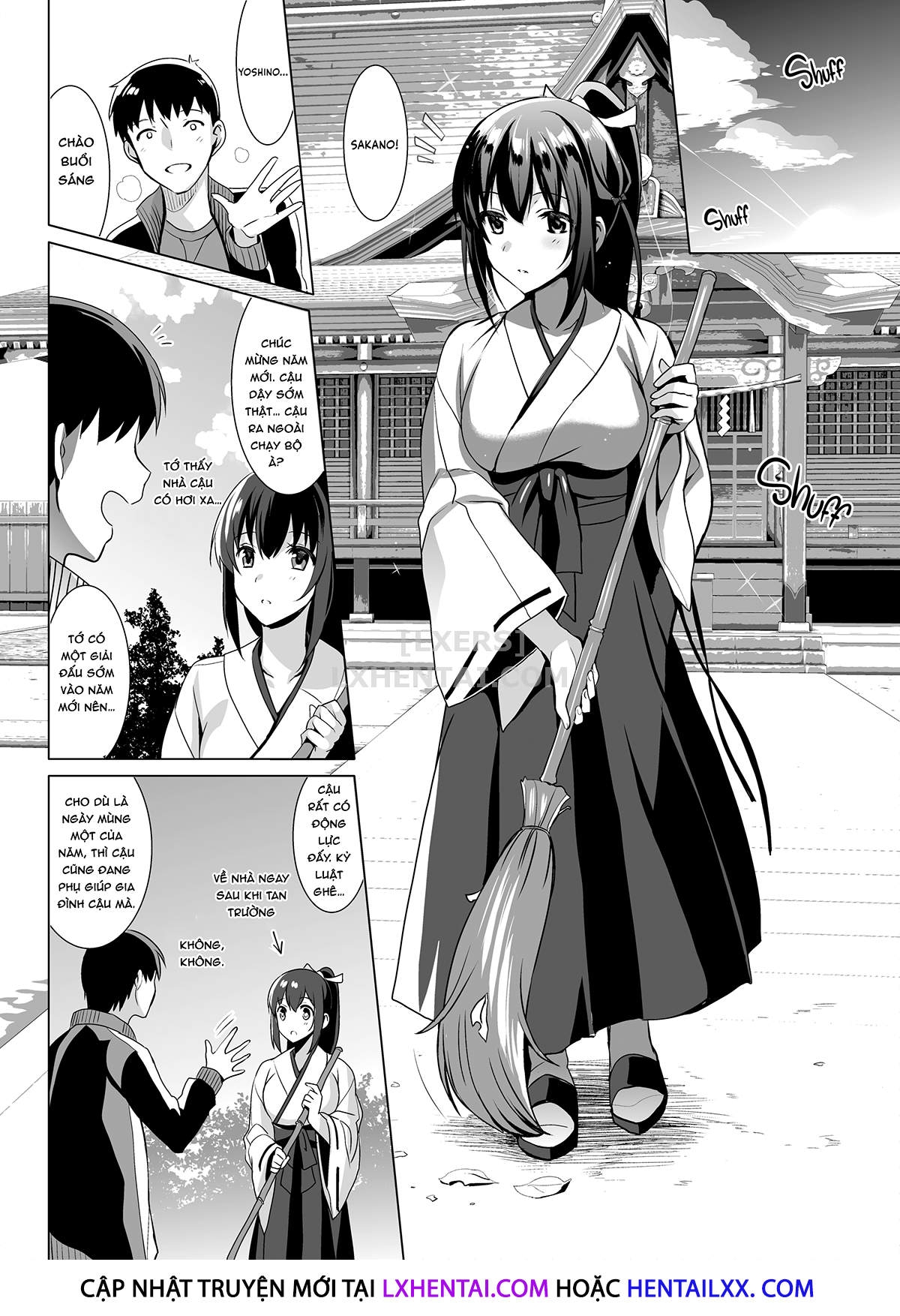 Đọc truyện hentai Shrine Maiden's Lost Purity - Oneshot