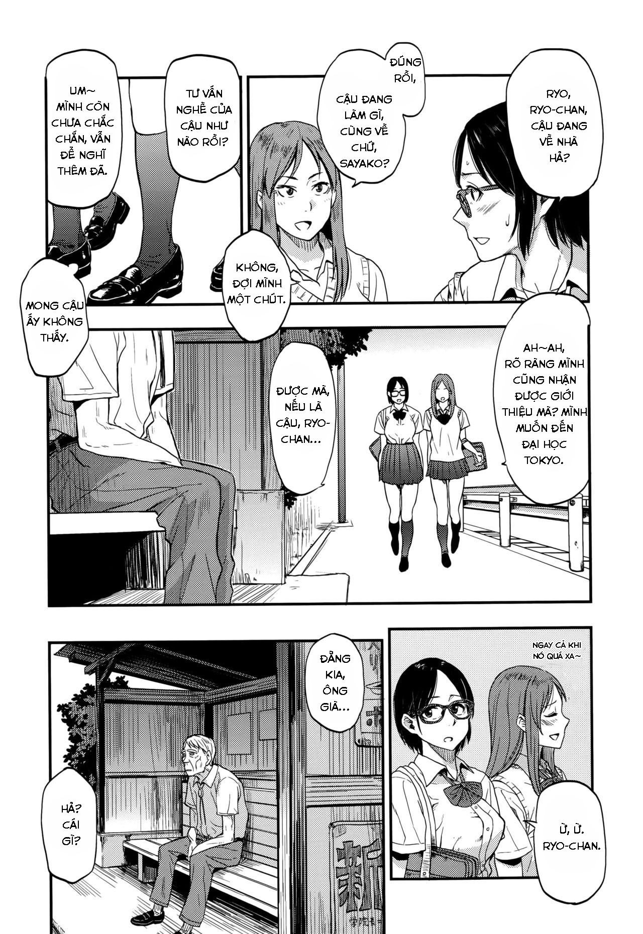 Đọc truyện hentai Sayako at the Bus Stop - Oneshot