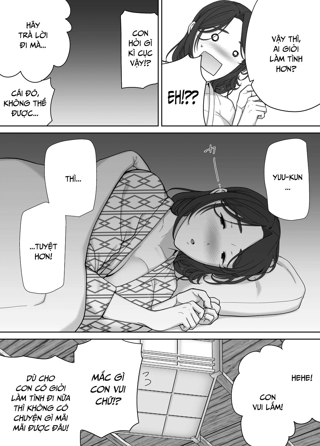 Đọc truyện hentai Mẹ là người phụ nữ mà tôi yêu - Chap 4 - Suối nước nóng