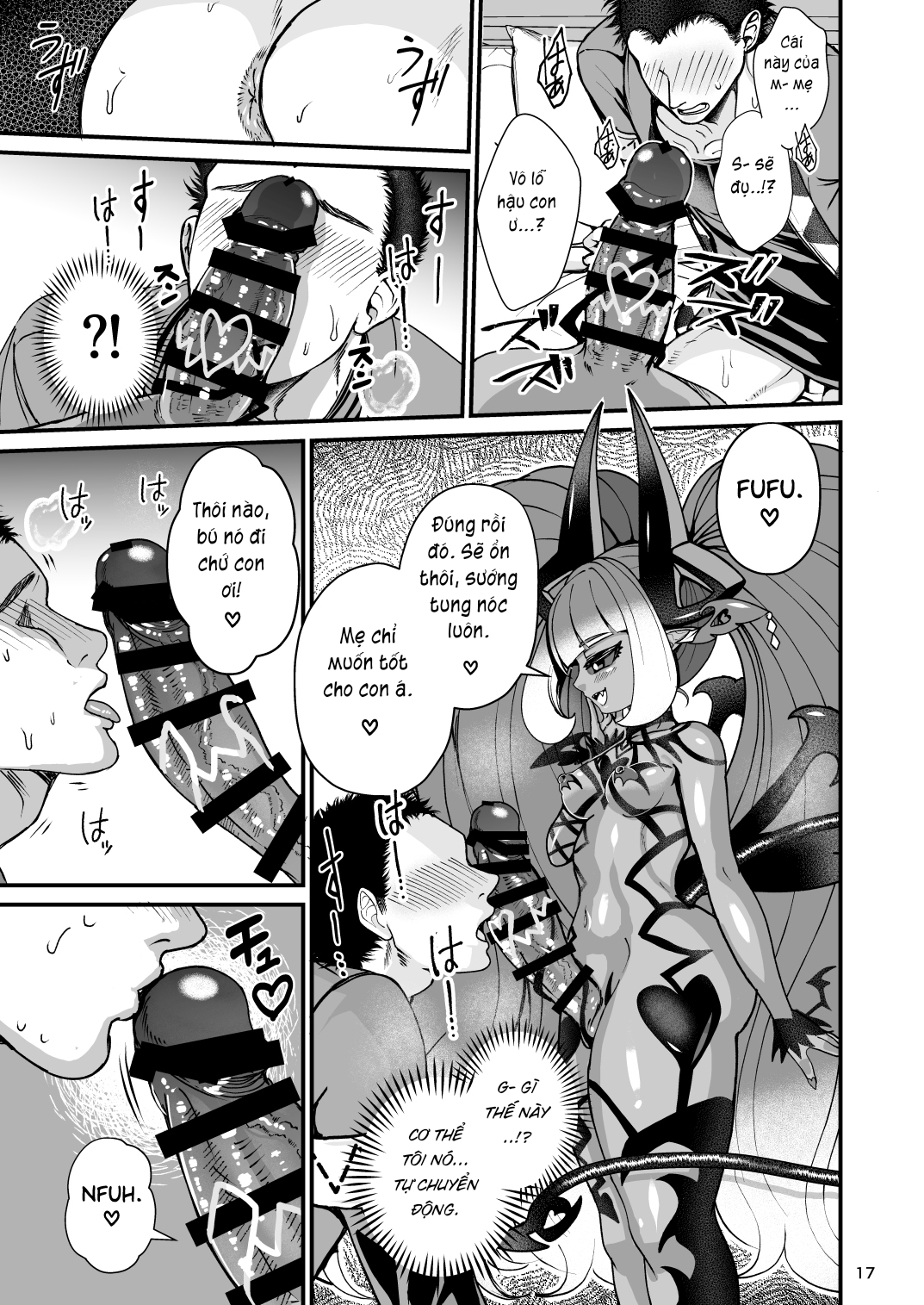 Đọc truyện hentai Futanari Devil Mama no Mesu ni Naru - Oneshot.