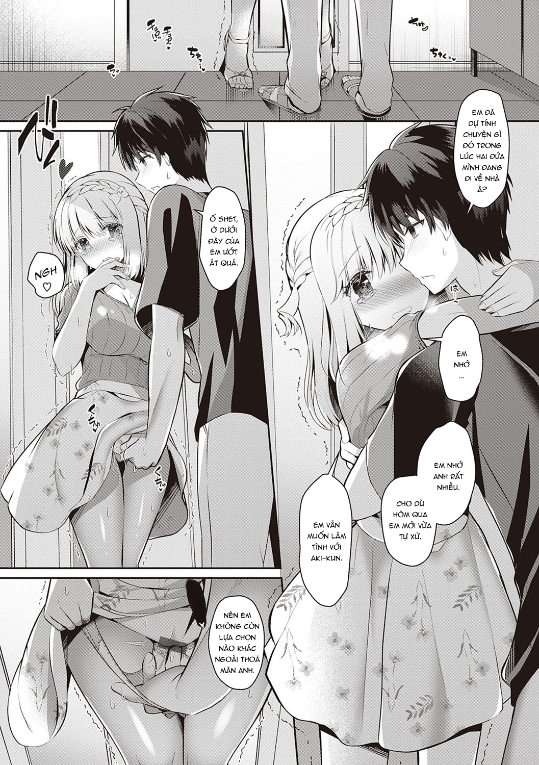 Đọc truyện hentai Osananajimi de Koibito no Kanojo to Shitai Koto Zenbu - Chap 4
