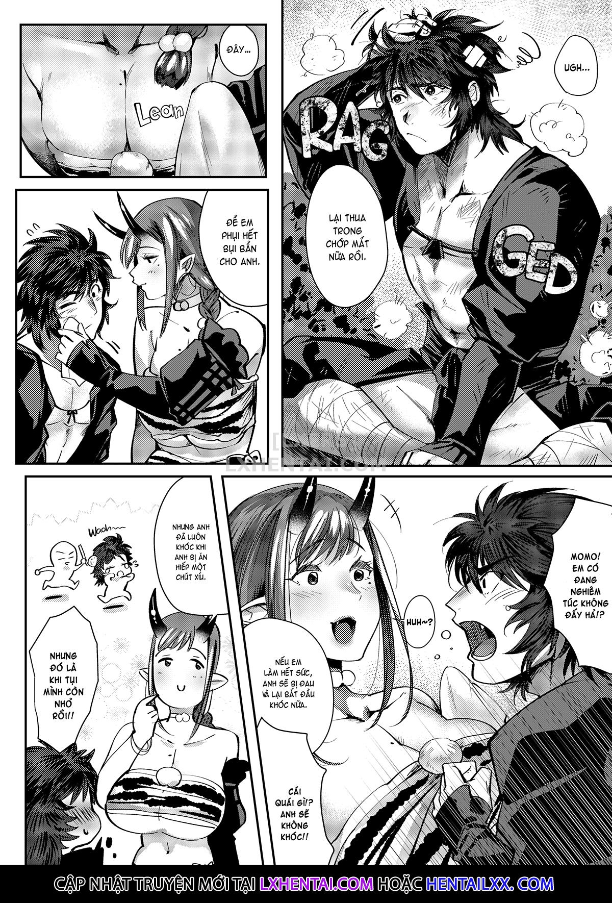 Đọc truyện hentai The Oni and the Fresh Peach - Chap 1