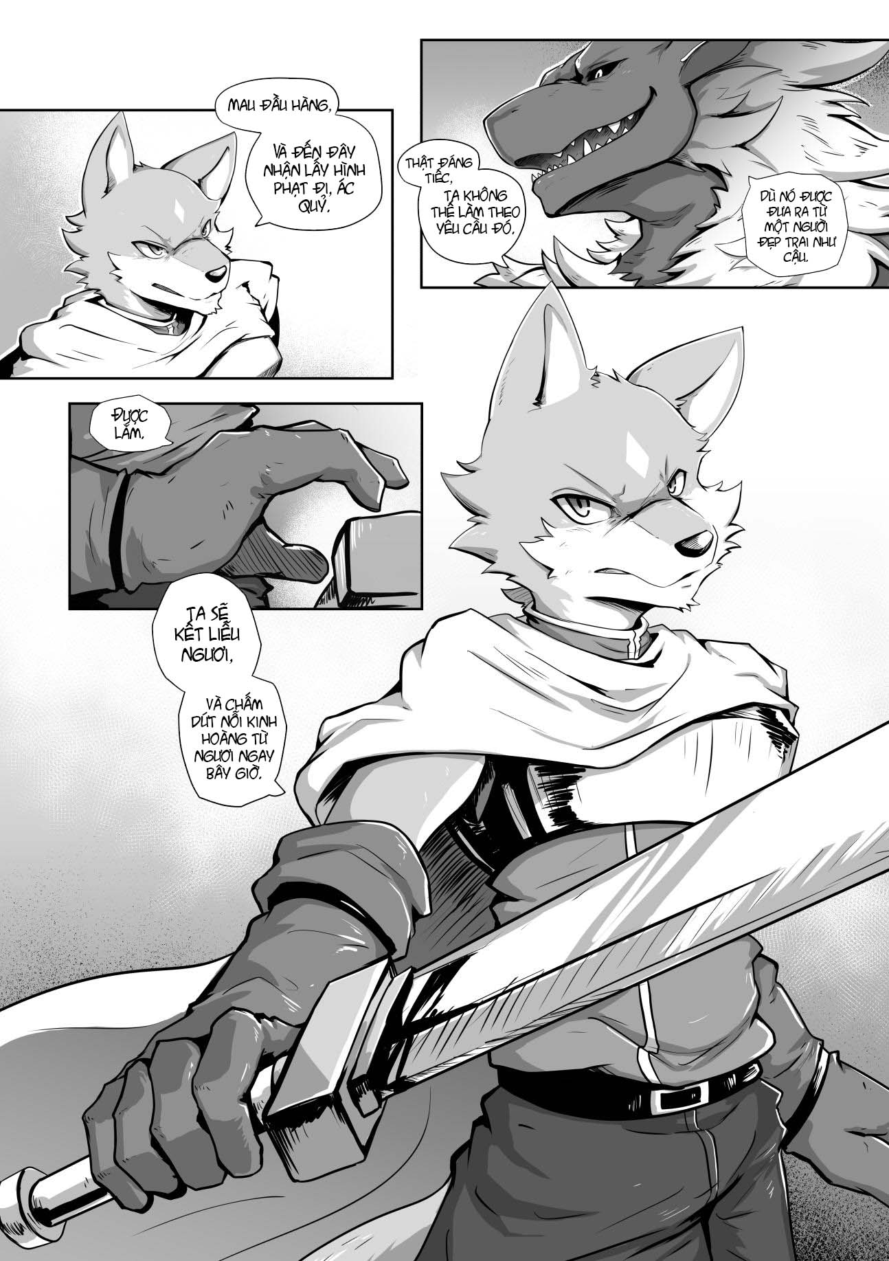 Đọc truyện hentai Hiệp sĩ và ác ma - Oneshot