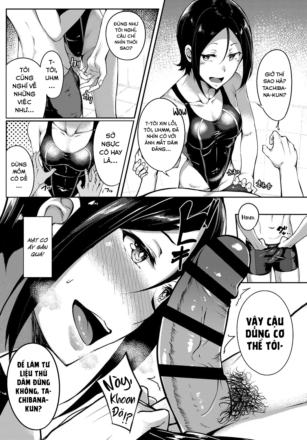 Đọc truyện hentai Chuyện tình bên hồ bơi - Oneshot
