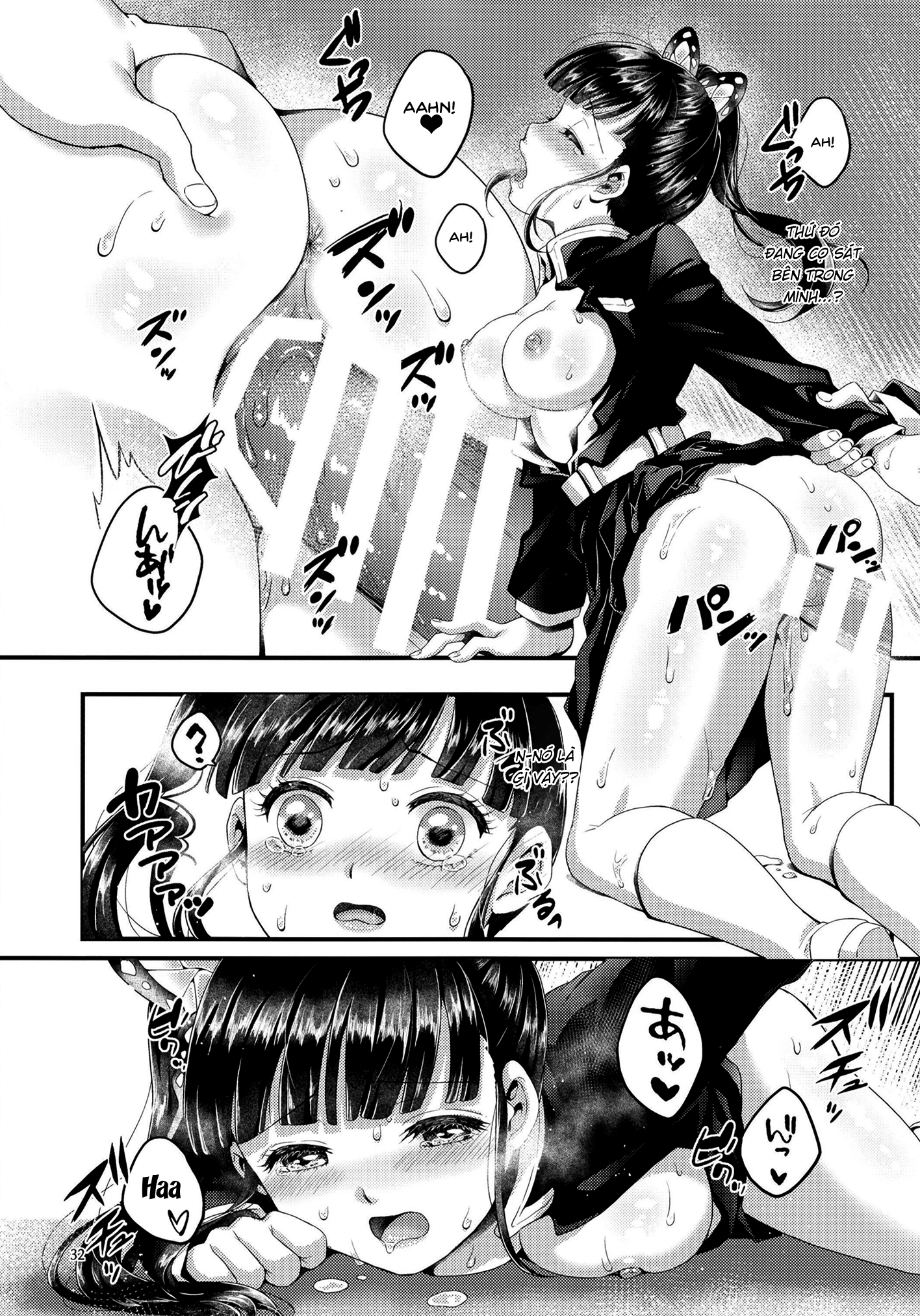 Đọc truyện hentai Chào mừng đến Trang viên Hồ Điệp - Chap 3 [END]: Kanao Tsuyuri & Aoi Kanzaki
