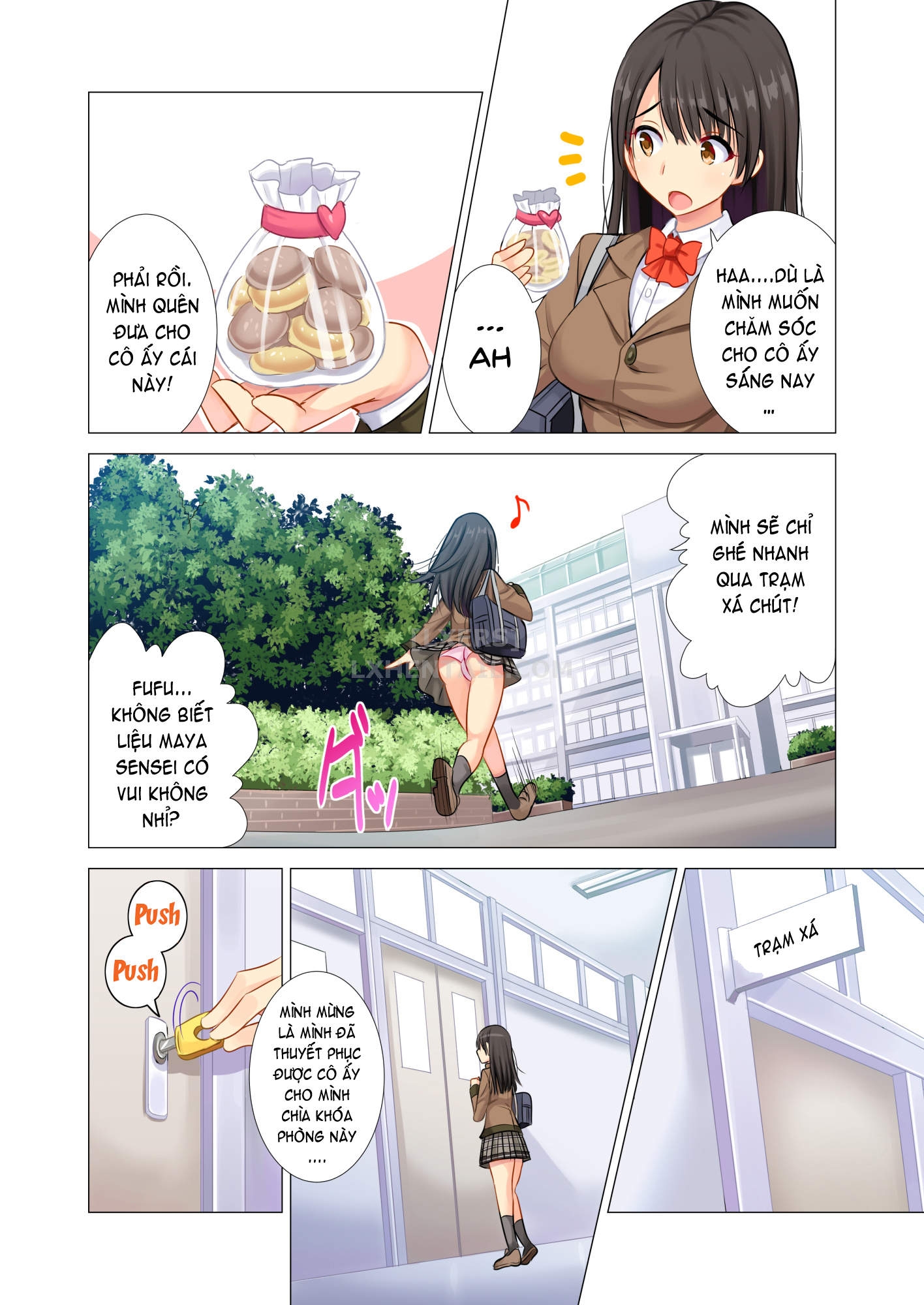 Đọc truyện hentai Taiiku Kyoushi ni Kegasareta Yuri no Hanazono - Oneshot