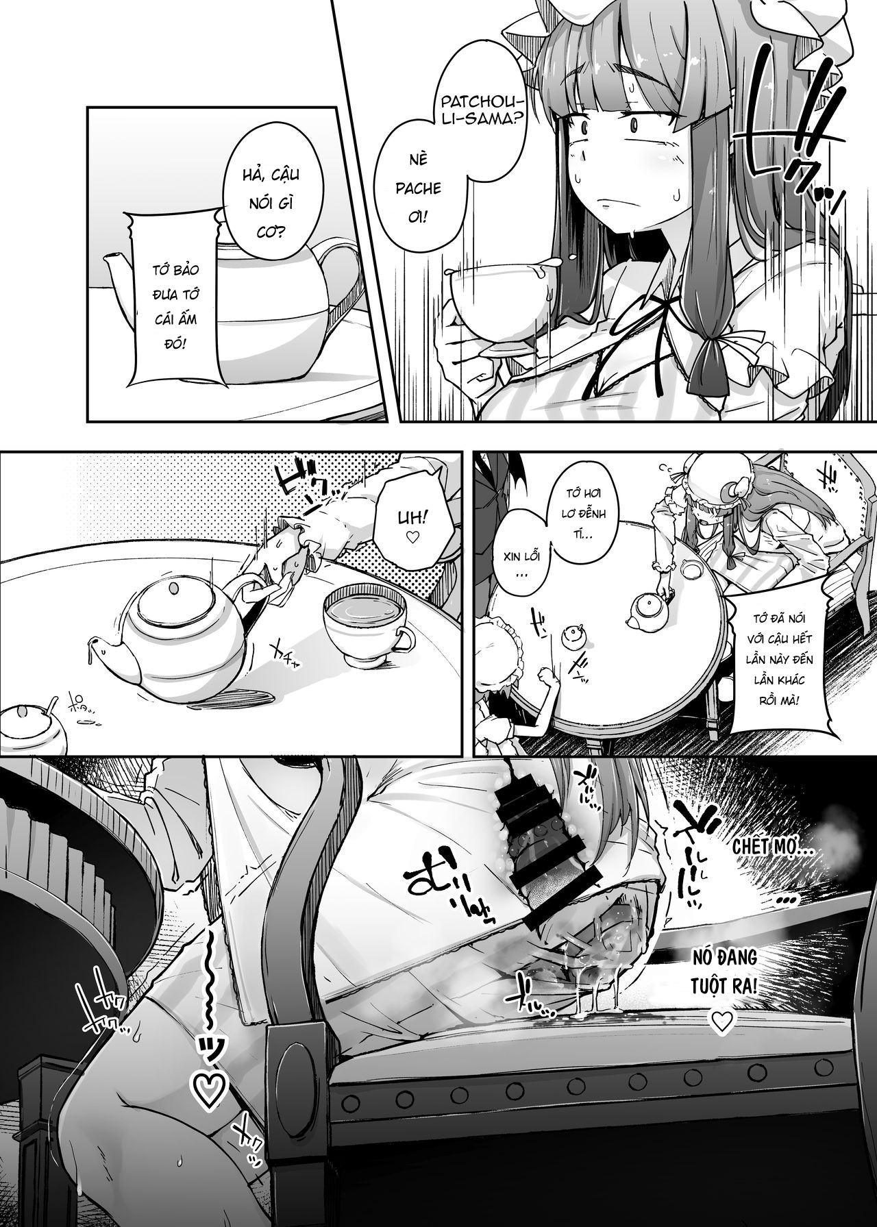 Đọc truyện hentai Sự tích cái lỗ và Cá Chà Bặc - Chap 3 Nhấp nhô cùng ma thuật không gian
