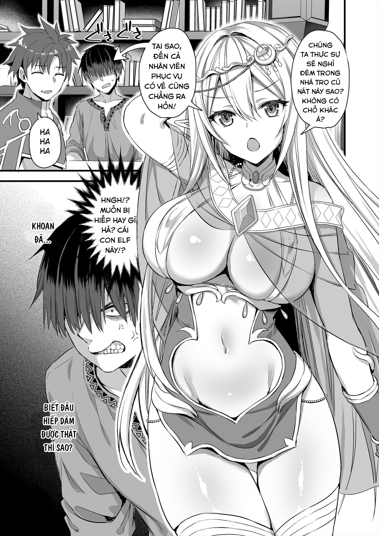 Đọc truyện hentai Isekai với mắt quỷ làm Elf phải nứng. - Oneshot