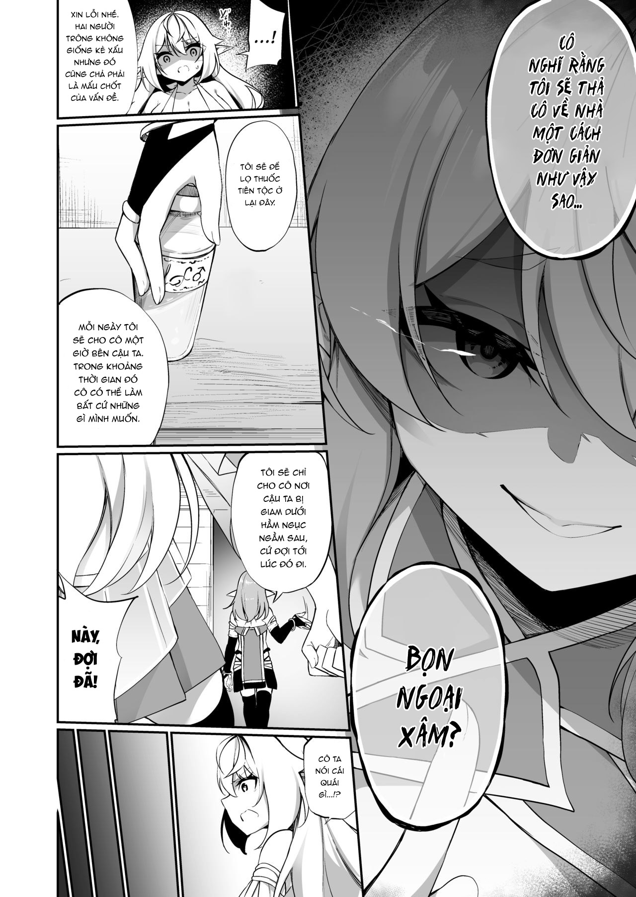 Đọc truyện hentai Câu chuyện một mạo hiểm giả trở thành Elf và kết hôn với bạn tâm giao của mình. - Oneshot 1