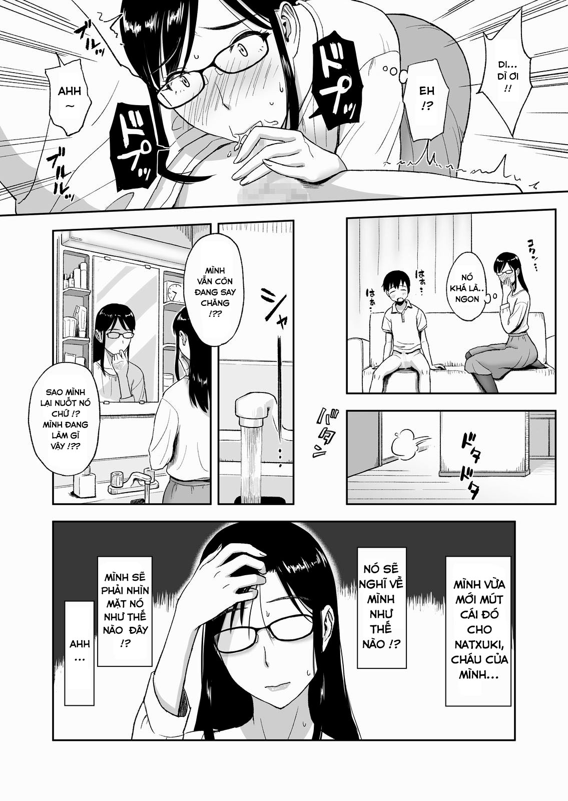 Đọc truyện hentai Konkatsu ni Hagemu Oba wa Oi ni Motomerarete Choppiri Ureshii. - Oneshot