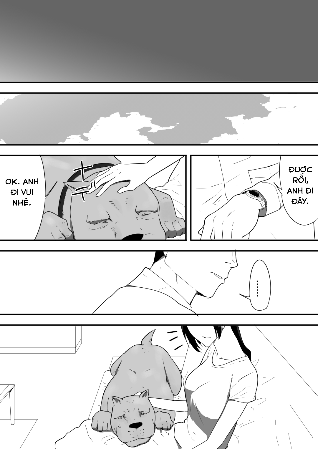 Đọc truyện hentai Wagaya ni Inu ga Yattekita - Oneshot