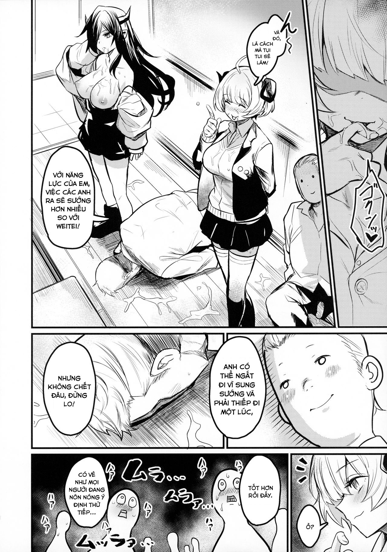 Đọc truyện hentai Succubi Chiếm Trường - Oneshot