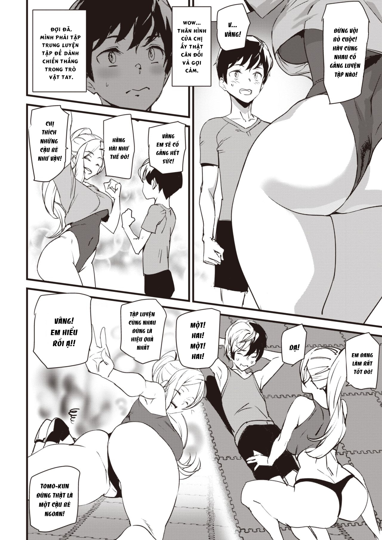 Đọc truyện hentai Work Out! - Oneshot