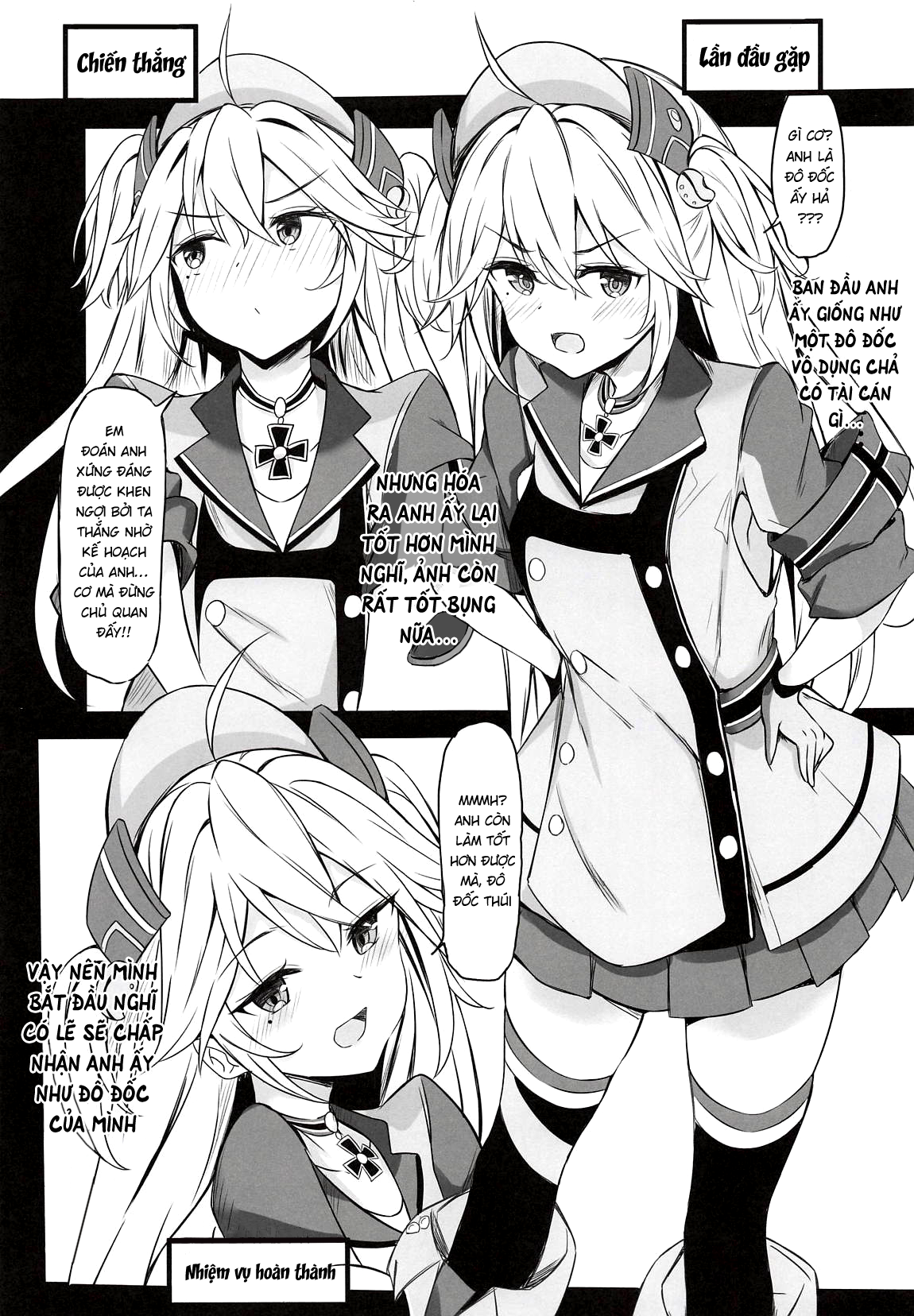 Đọc truyện hentai Hipper to H ga Shitai - Oneshot