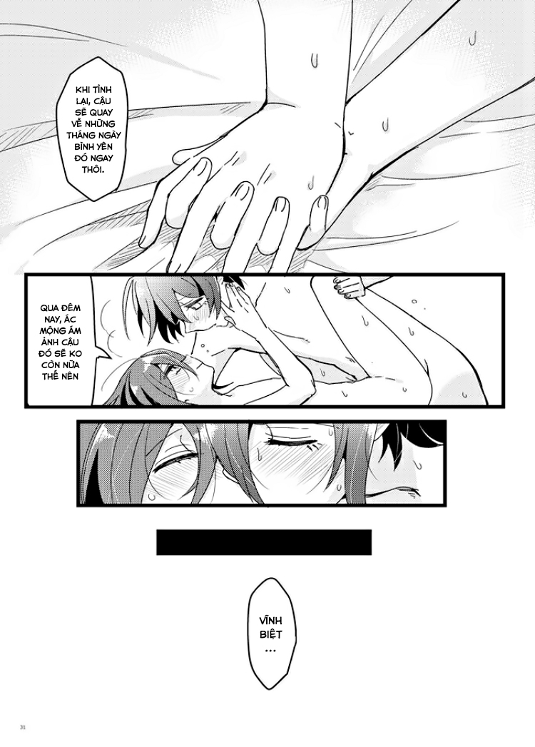 Đọc truyện hentai Shiroi Suisou to Akai Kingyo - Oneshot