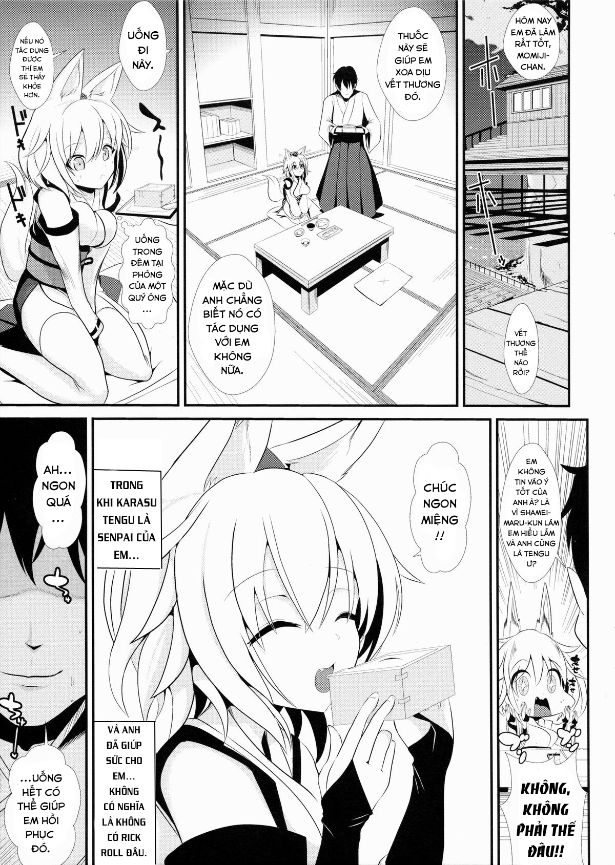 Đọc truyện hentai Touhou Deisuikan 3 Inubashiri Momiji(Touhou Project) - Oneshot