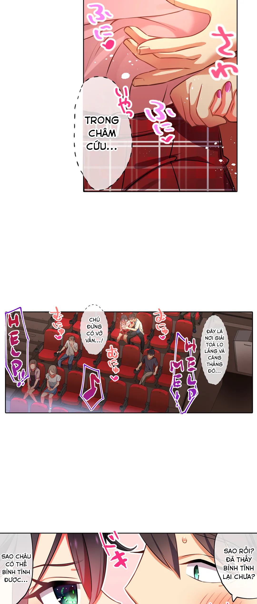 Đọc truyện hentai Chơi cháu gái tại bữa tiệc đồ ngủ! - Chap 23: Đi xem phimmm