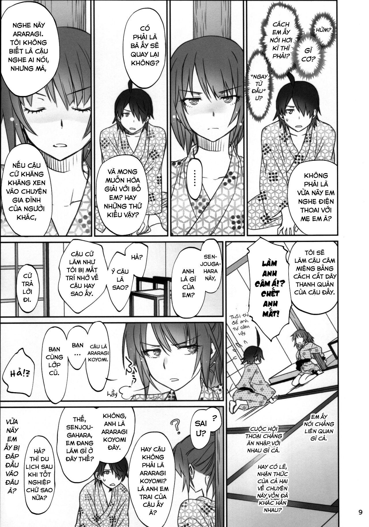 Đọc truyện hentai Hitagi family (Bakemonogatari) - Chap 3.1