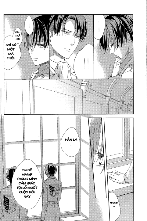 Đọc truyện hentai Hòa Quyện (Shingeki no Kyojin) - Oneshot