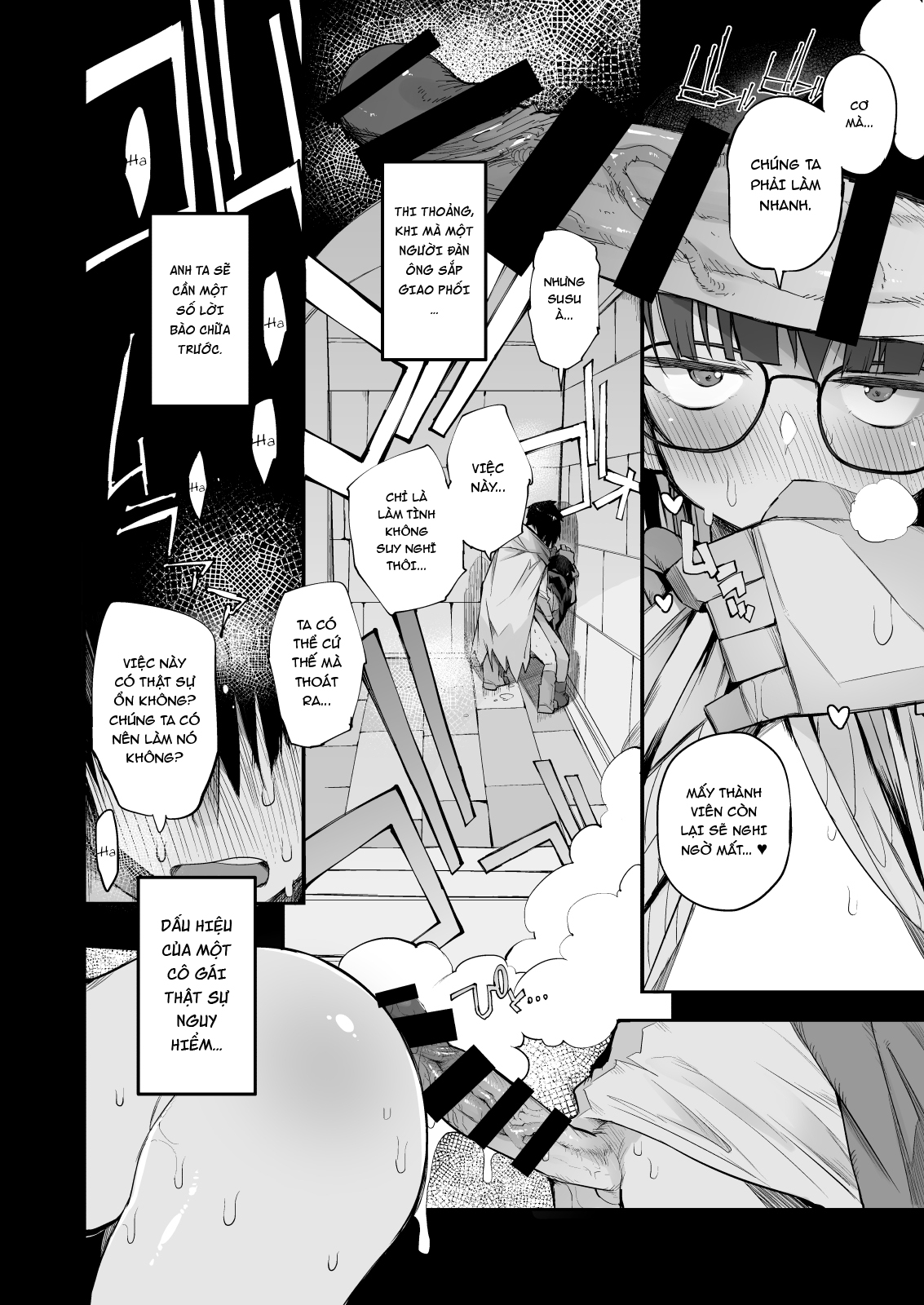 Đọc truyện hentai Sakusei Dungeon Kouryaku ni Mukanai Jimiko no S-kyuu Dosukebe - Oneshot