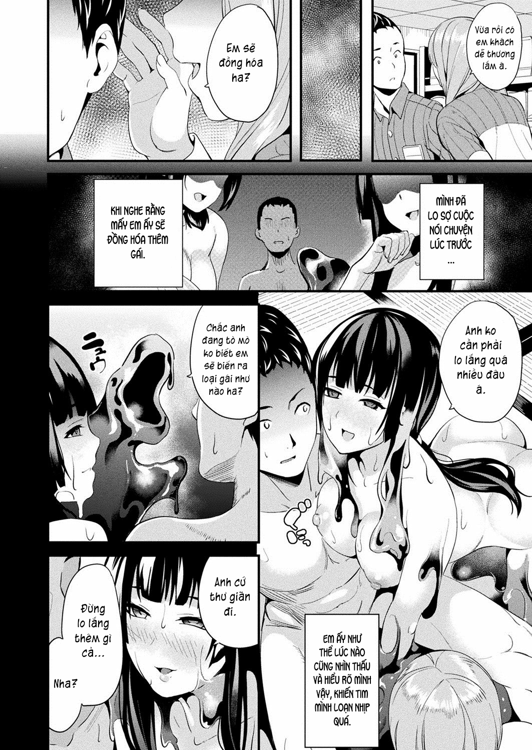 Đọc truyện hentai Sống cùng bé Slime. - Chap 9: Bước tiến hôn nhân.