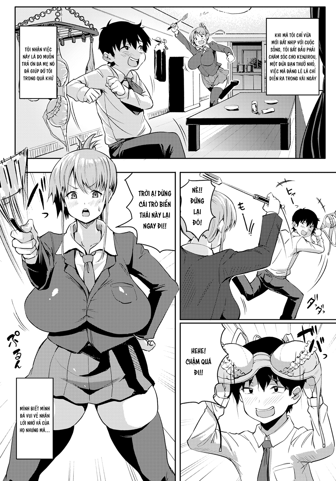 Đọc truyện hentai Cô chị mê ngủ và thằng nhóc hư hỏng - Oneshot