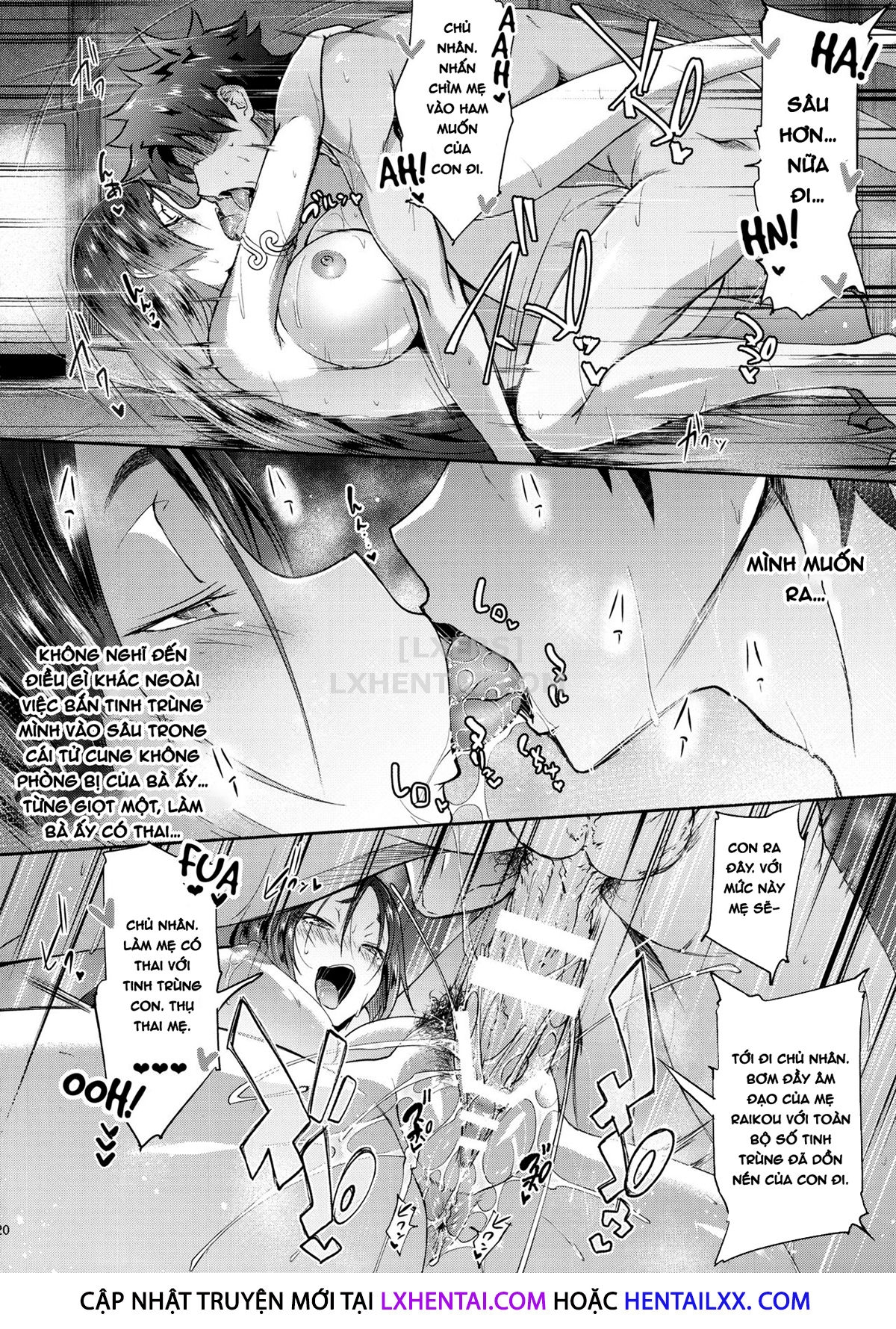 Đọc truyện hentai Raikou Mama Boseiteki Sakusei Nama Houshi. - Chap 1