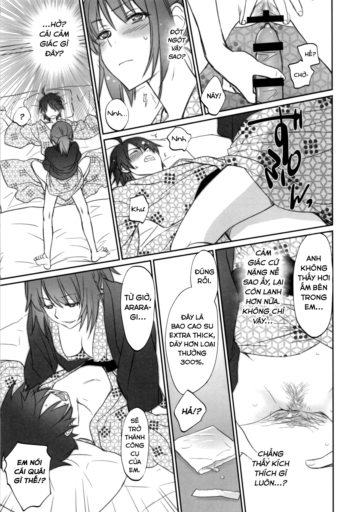Đọc truyện hentai Hitagi family (Bakemonogatari) - Chap 2