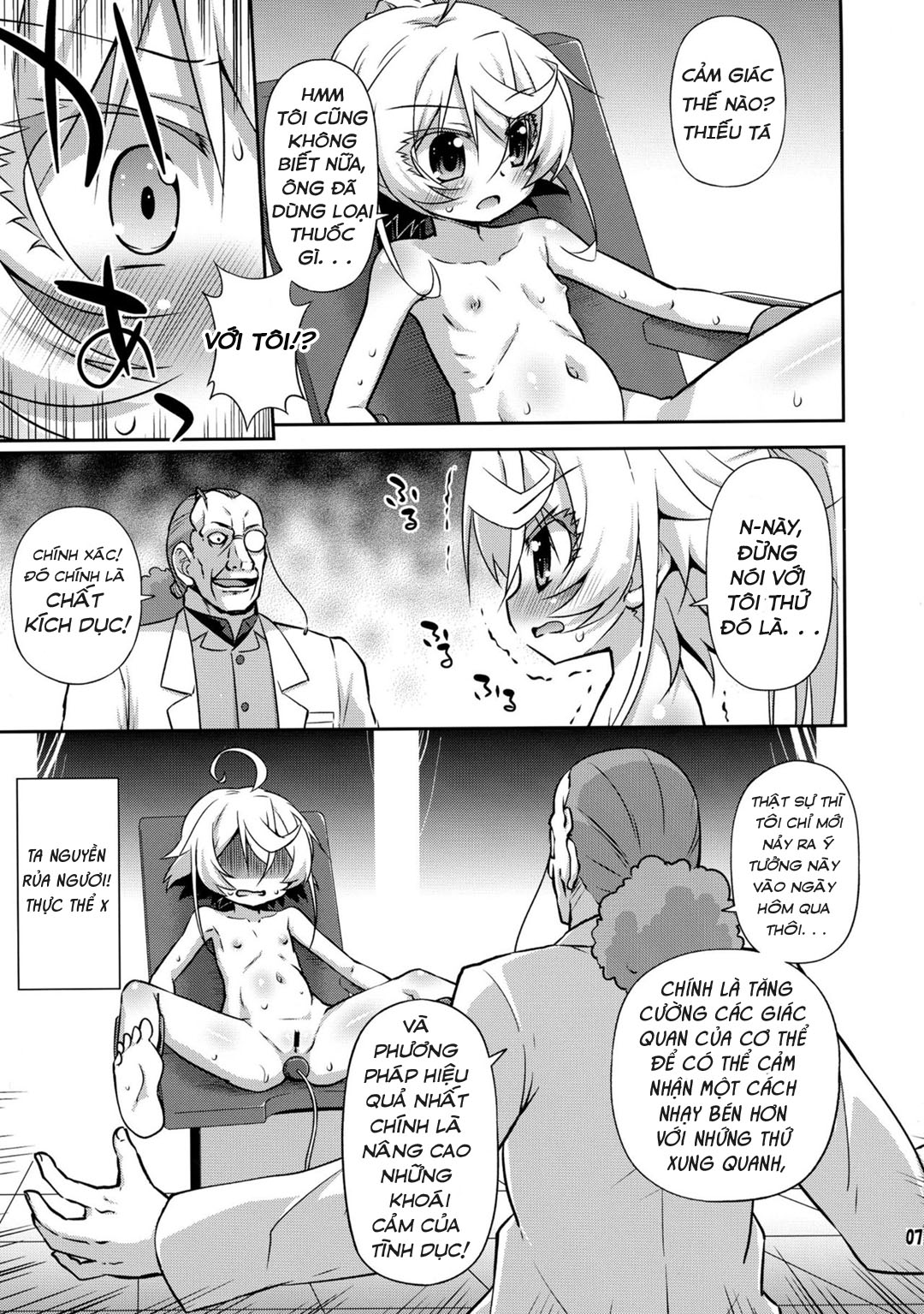 Đọc truyện hentai Thử nghiệm mới cùng thiếu tá Tanya Oneshot