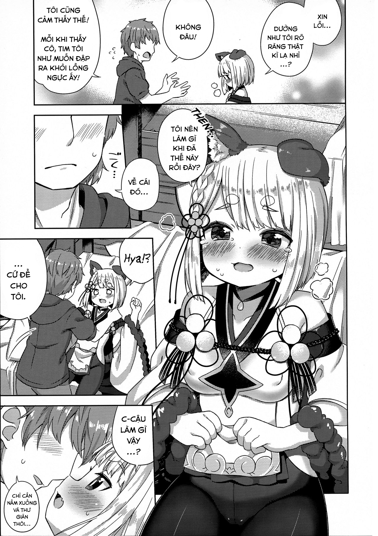 Đọc truyện hentai Inugami-sama wa Dokidoki ga Tomaranai!! - Oneshot