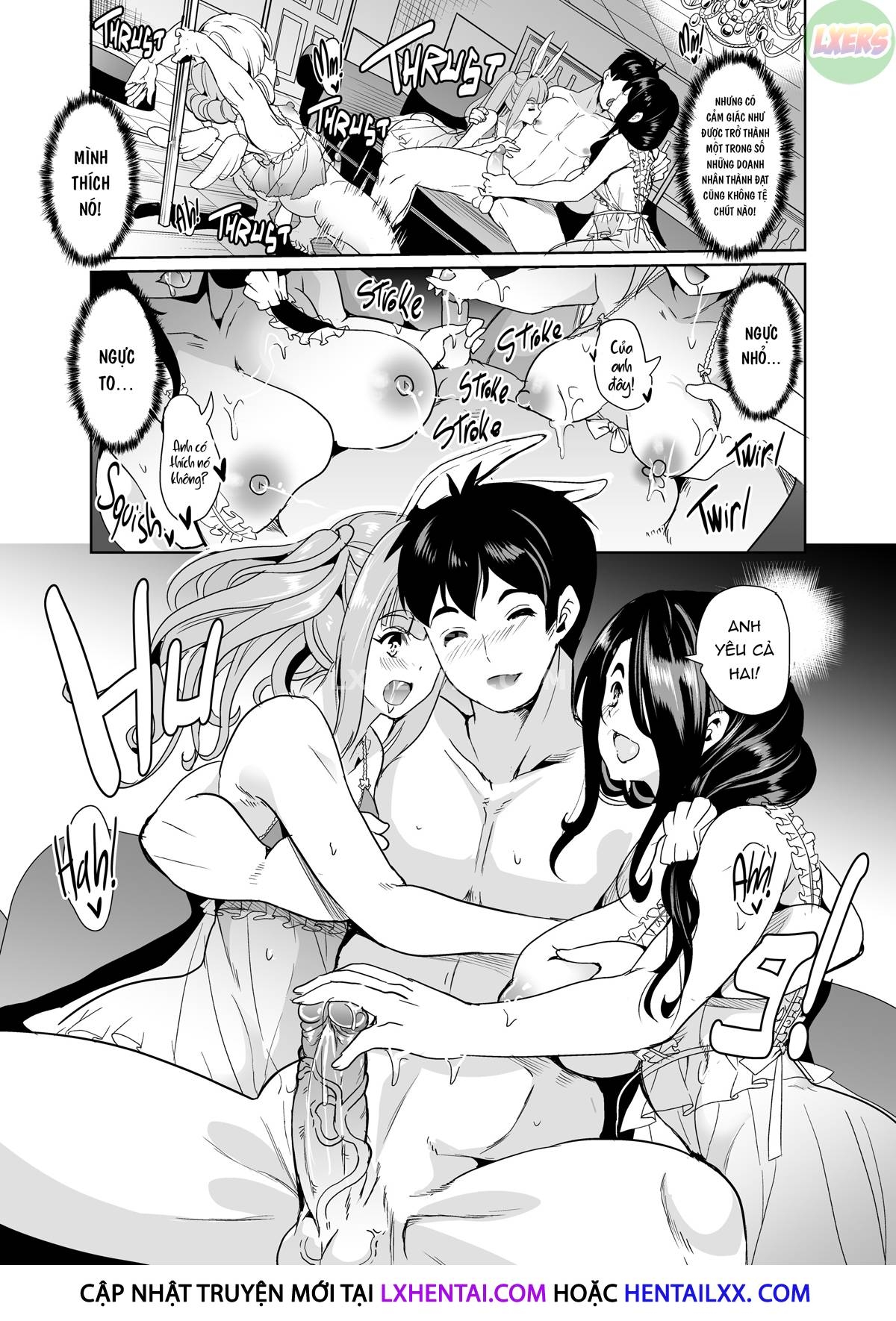 Đọc truyện hentai My Harem in Another World Collection - Chap 12 - Soapy Sex Time! Fighting Over Ichiro!