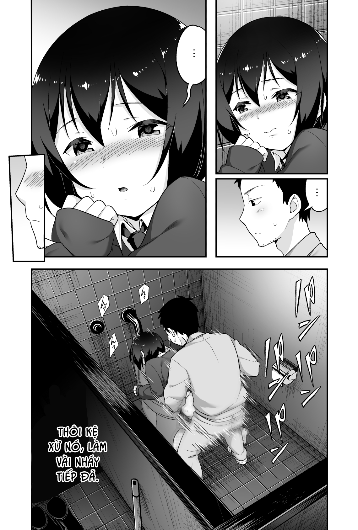 Đọc truyện hentai Anh bảo vệ may mắn và em học sinh xui xẻo. - Chap 3: Hăng máu.