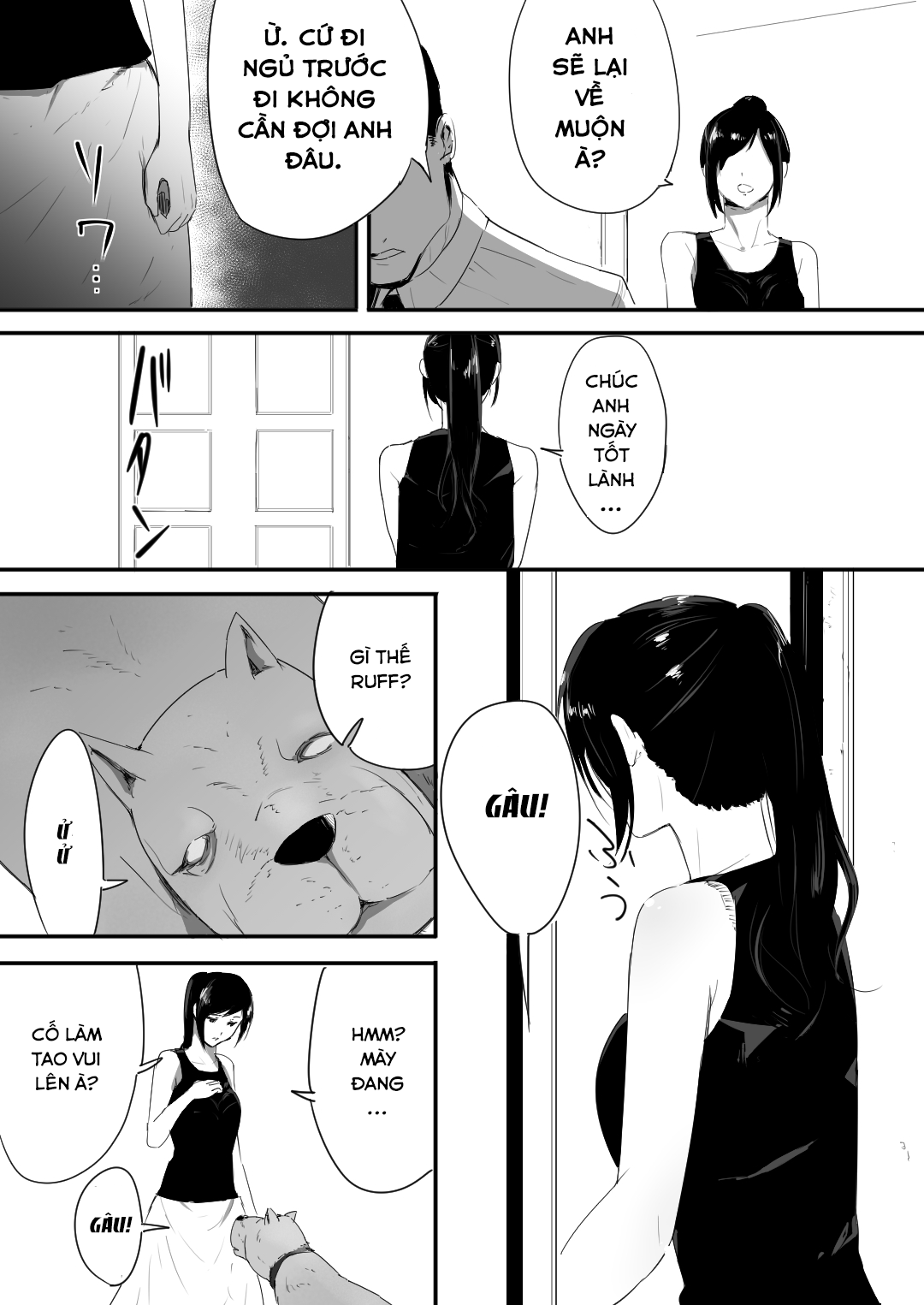 Đọc truyện hentai Wagaya ni Inu ga Yattekita - Oneshot