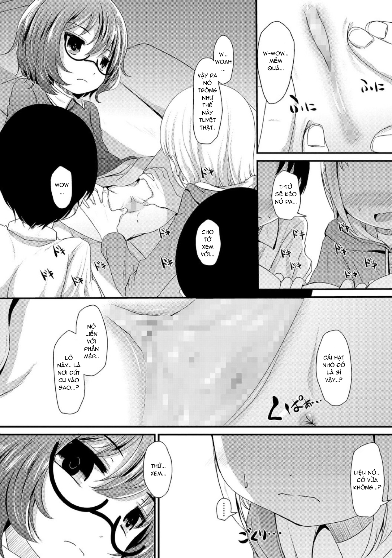 Đọc truyện hentai Force Fucking a Timid Glasses Wearing Loli With My Big Cock - Chap 3