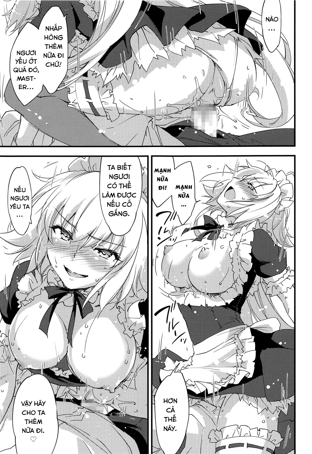 Đọc truyện hentai Hầu gái Jeanne, phục vụ nào! - Oneshot