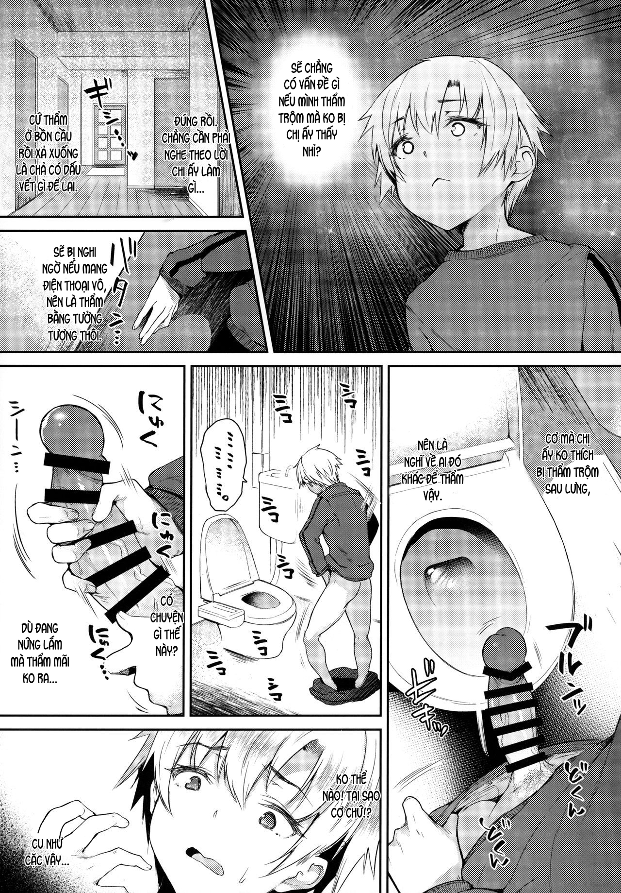Đọc truyện hentai Đau đớn! Bé trai non tơ bị chị gái kiểm soát! - Chap 2: Hết.