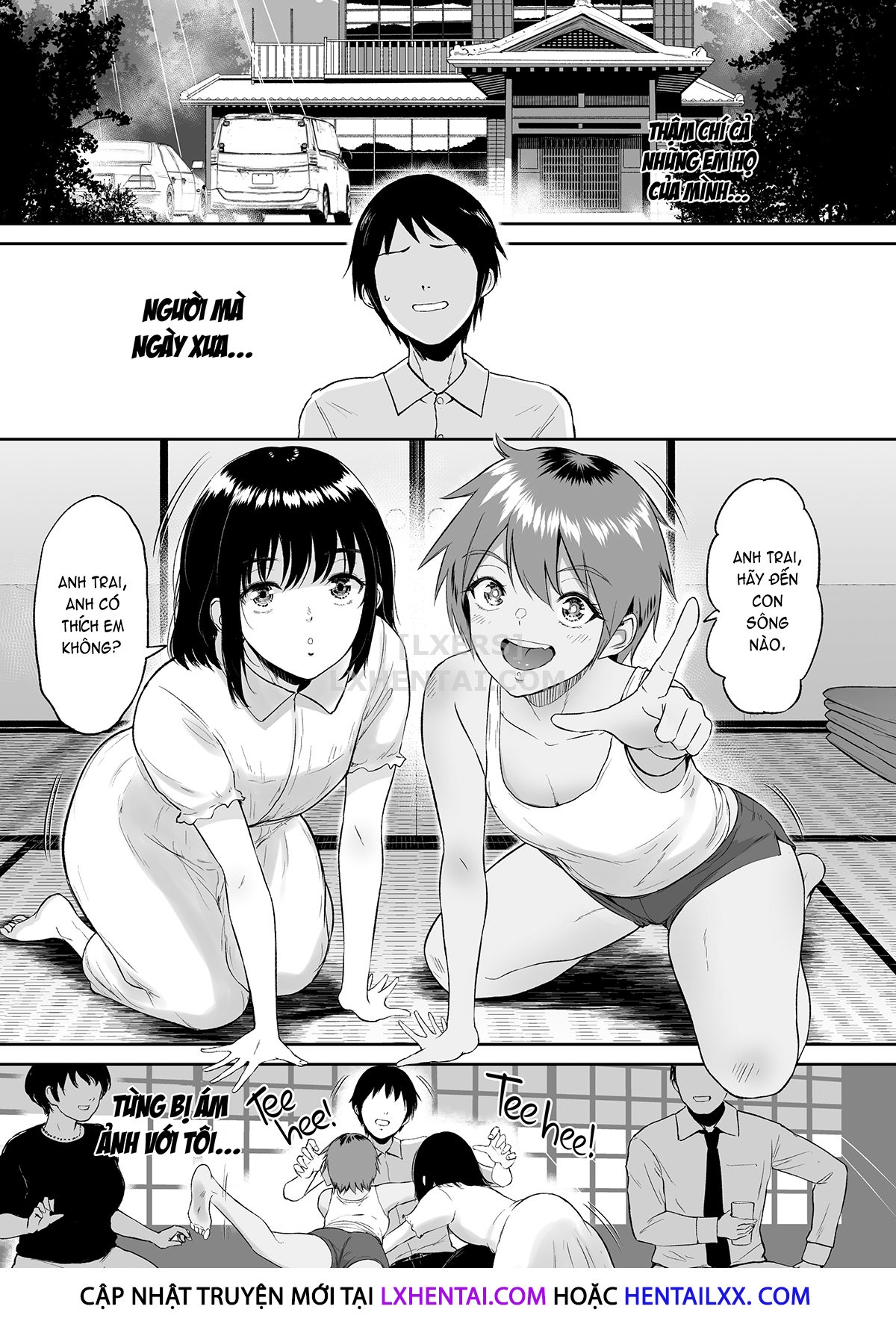 Đọc truyện hentai Hot Springs With My Cousins: Reunion With My Thicc Cousins and Our Insemination Session - Oneshot