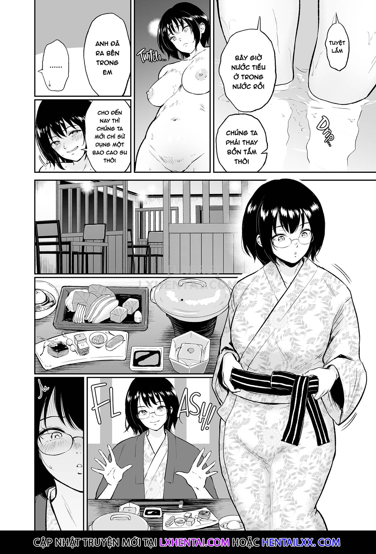 Đọc truyện hentai Newly Addicted - My Plain Jane Girlfriend and I Spent Our Entire Hot Springs Trip Fucking - Oneshot